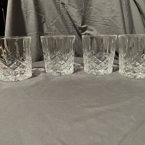 Waterford Crystal Clear Double Old Fashion Set of 4